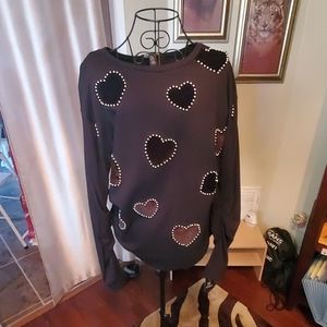 Black long sleeve sweater